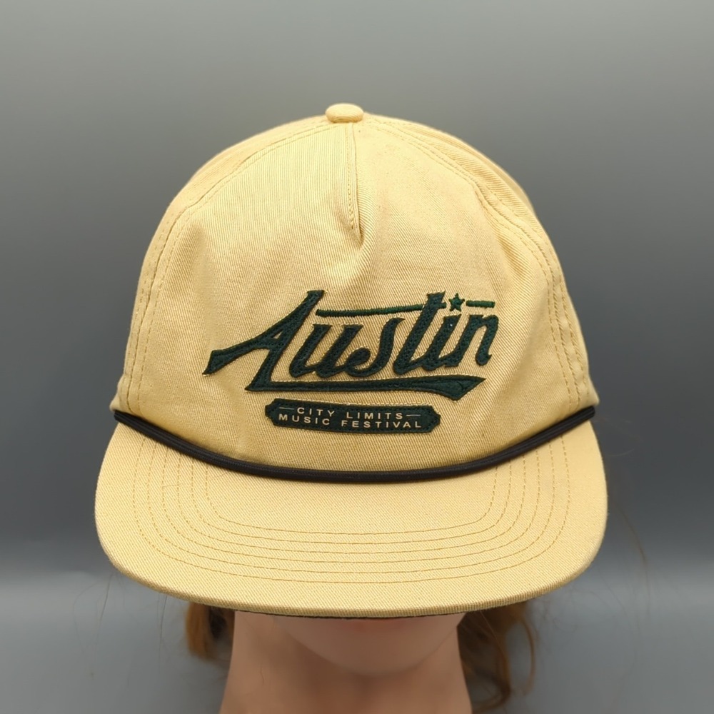 ACL Austin City Limits Festival Hat Cap Snapback Trucker Rope Texas OSFA